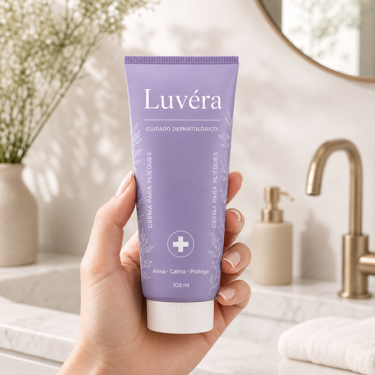"Crema que alivia, calma y protege los pliegues de tu piel"