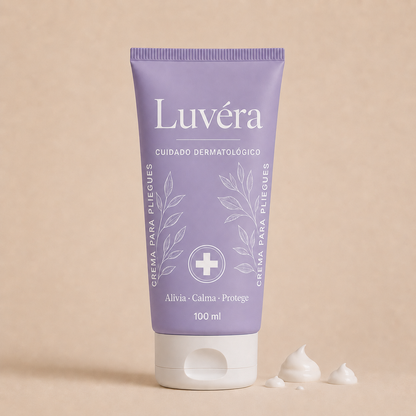 "Crema que alivia, calma y protege los pliegues de tu piel"
